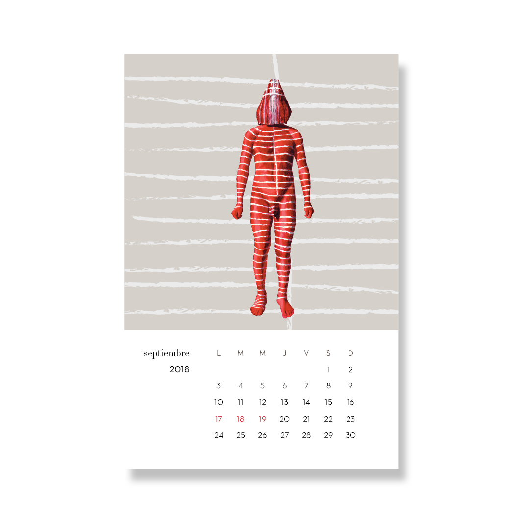 Calendario postal Selk