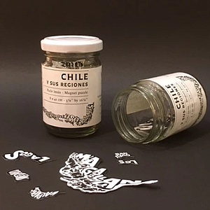 Puzle magnético Chile en regiones