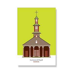 Postal Iglesias de Chiloe